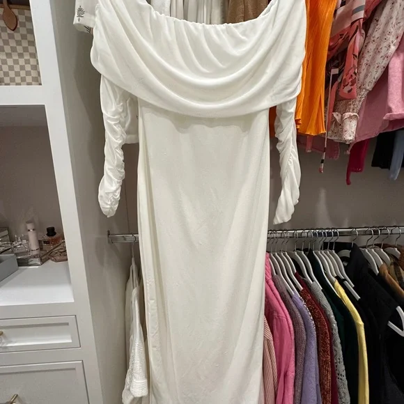 club london white maternity dress Amaryllis